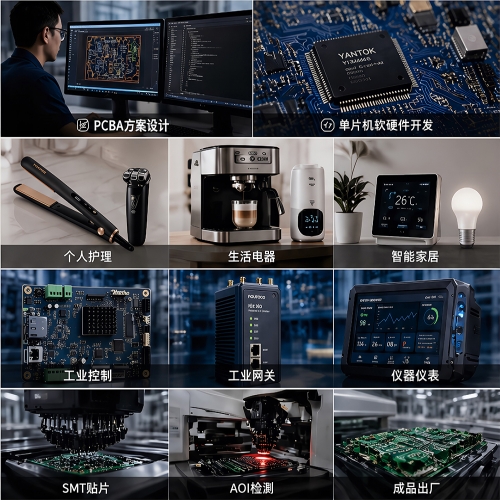工业控制仪器仪表｜单片机开发_IoT物联网_防盗报警器_小家电控制板 PCBA 方案公司